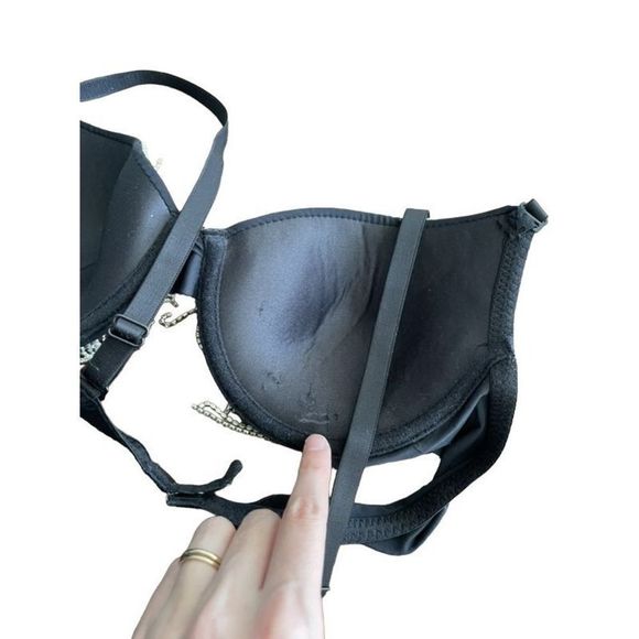 Glamourama No. 1 Los Angeles Rhinestone Fringe Rave Bra - Picture 5 of 5